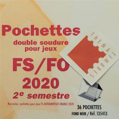 Pochettes 2e semestre 2020 pour Futura FS FO Yvert et Tellier 135413