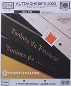 Jeu France Futura FS 2023 1er sem. Autoadhésifs Yvert 138051