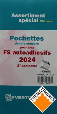 Pochettes 2e sem 2024 Futura FS autoadhesifs Yvert & Tellier 138721