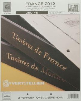 Jeu France Futura FS 2012 2e semestre Yvert et Tellier 720012