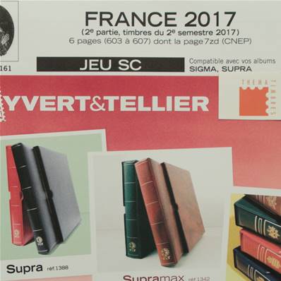 Jeu France SC 2017 timbres du 2e semestre Yvert et Tellier 880012
