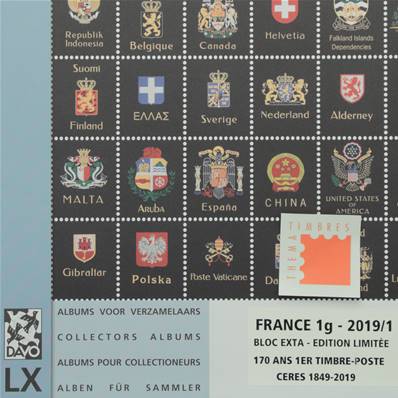 Feuille Bloc special 2019 1g Luxe France 2019 DAVO 23789