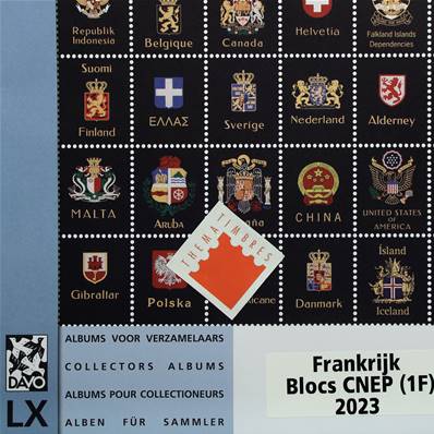 Feuille 39 Luxe Blocs CNEP 2023 France DAVO 13653