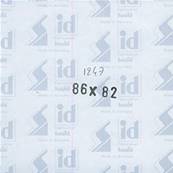 10 pochettes ID double soudure fond noir 86 x 82 mm ID1247