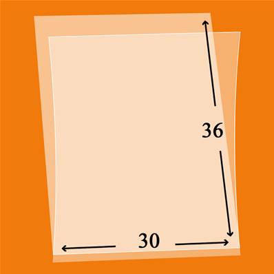 50 pochettes ID H7059 simple soudure fond transparent 30 x 36 mm ID212