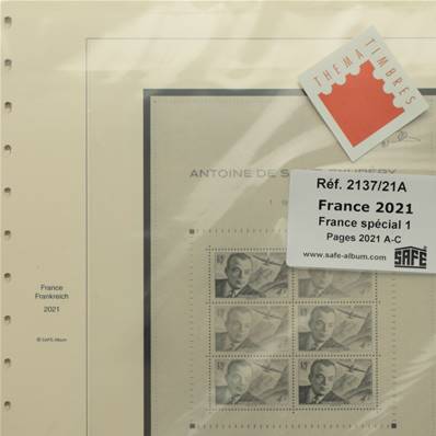 Feuilles France blocs 2021 SAFE DUAL 2137-21A