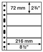 5 Feuilles Transparentes GRANDE 4C Leuchtturm 316329