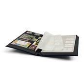 classeur pour timbres 64 pages noires BASIC S64 bleu Leuchtturm 327853