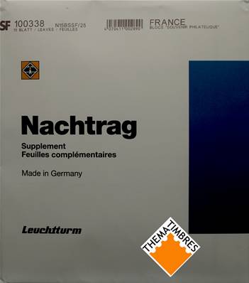 Feuilles France 2025 Blocs Souvenirs SF Leuchtturm N15BS SF/25 100338