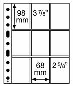 50 Feuilles Transparentes SH312-3/3C Grande easy Leuchtturm 358077 pour TCG