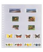 10 feuilles transparentes  10 poches LINDNER 725