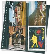 10 feuilles pour cartes postales modernes LINDNER 829P