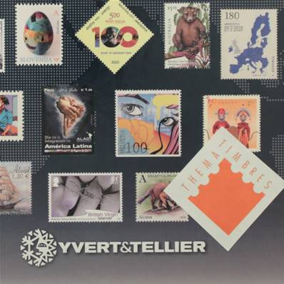 Timbres de l'année 2020 Yvert et Tellier catalogue Mondial