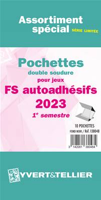 Pochettes 1er sem 2023 Futura FS autoadhesifs Yvert & Tellier 138048