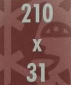25 bandes 210 mm x 31 mm simple soudure fond noir Yvert 18031