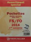 Assortiment pochettes 1er semestre 2014 pour Futura FS FO Yvert et Tellier 21710