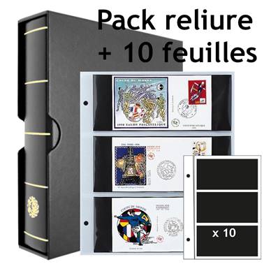 Offre Album Futura noir et 10 RECHARGES E3 Yvert et Tellier 27530