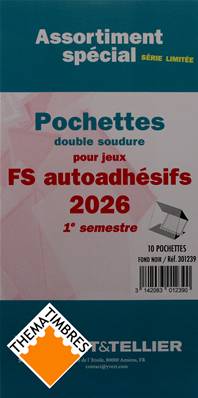 Pochettes 1er sem 2026 Futura FS autoadhesifs Yvert & Tellier 301239
