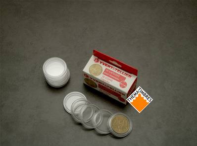 10 capsules 24.5 mm pour pieces 50 cent euro Yvert et Tellier 310125
