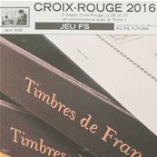 Jeu France Futura FS 2016 Croix Rouge Yvert et Tellier 760061