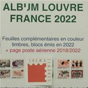 Feuilles France 2022 Album Louvre Edition Ceres FF22