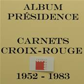 Jeu Presidence carnets croix rouge 1952 à 1983 France Ceres PFCR1