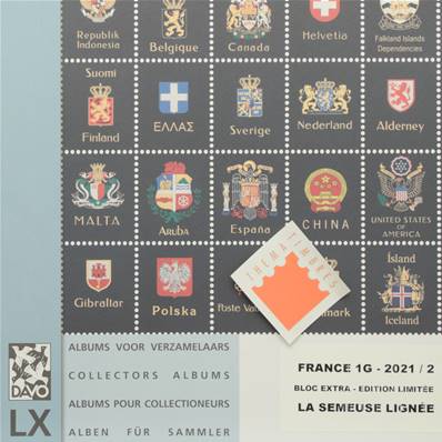 Feuille Bloc special 2021 2g Luxe France 2021 DAVO 23731