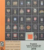 Feuilles standard ST-LX 1B timbres découpés blocs carnets France 2018 DAVO