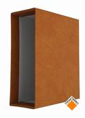 boitier luxe Compact brun clair aspect cuir SAFE 871