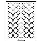 Medaillier fumé pour 35 pieces de 29 mm sous capsules Leuchtturm MBCAPS29 325360