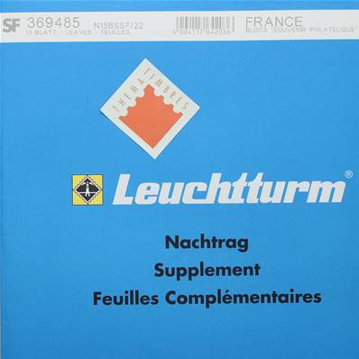 Feuilles France 2022 Blocs Souvenirs SF Leuchtturm N15BS SF/22 369485