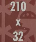 25 bandes 210 mm x 32 mm double soudure fond noir Yvert et Tellier 19032