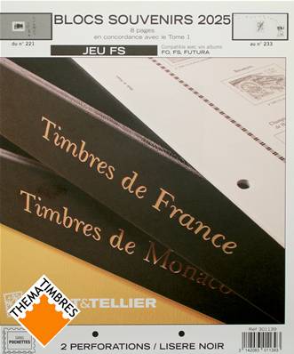 Jeu France Futura FS 2025 Blocs Souvenirs Yvert et Tellier 301139