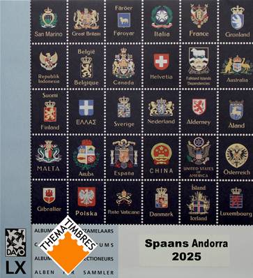 Feuilles Luxe ANDORRE Espagnol 2025 DAVO 1455