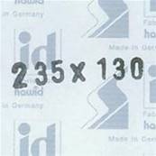 10 bandes Hawid double soudure fond noir 235 x 130 mm ID1130 HA235130
