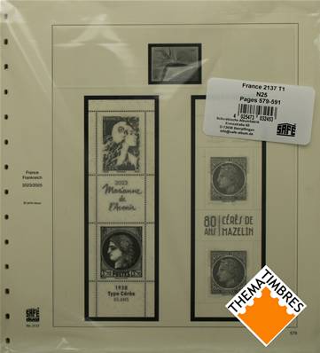Feuilles France 2025 1er semestre SAFE DUAL 2137-251