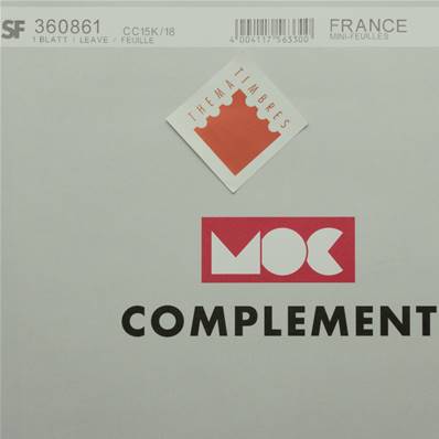 Feuilles France 2018 Mini Feuille Bloc à pochettes MOC CC15K/18 360861