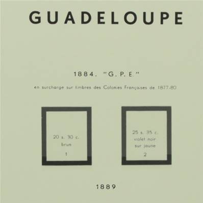 Guadeloupe 1884-1947 avec pochettes MOC 341248