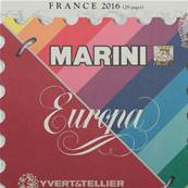 Jeu France 2016 Yvert et Tellier Marini 109782