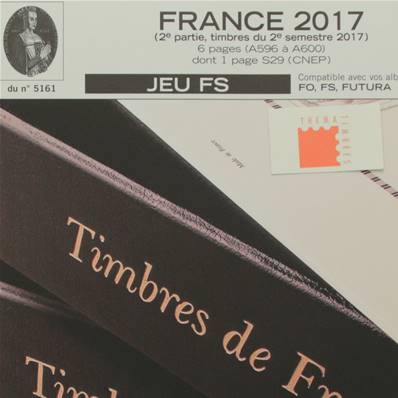 Jeu France Futura FS 2017 2e semestre Yvert et Tellier 124507