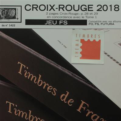 Jeu France Futura FS 2018 Croix Rouge Yvert et Tellier 133381