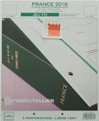 Jeu France Futura FO 2019 2e semestre Yvert et Tellier 134681