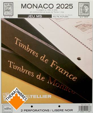 Jeu Monaco Futura MS 2025 Yvert et Tellier 301138