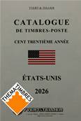 Catalogue de cotation des Timbres des Etats Unis d'Amerique 2026 Yvert & Tellier