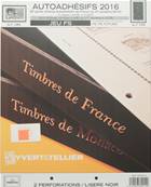Jeu France Futura FS 2016 2e sem. Autoadhésifs Yvert et Tellier 760014