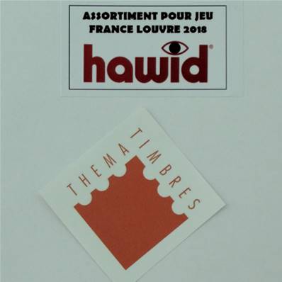 Jeu de pochettes pour feuilles France 2018 Album Louvre Ceres HBA18