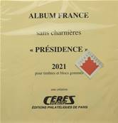 Jeu Presidence 2021 France sans charniere Ceres PF21