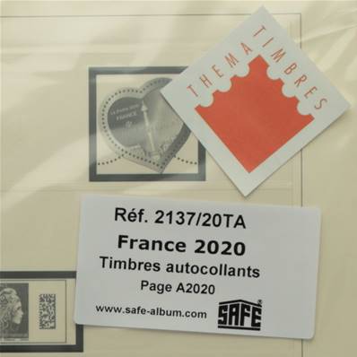 Feuilles France Autocollants PRO 2020 SAFE DUAL 2137/20TA