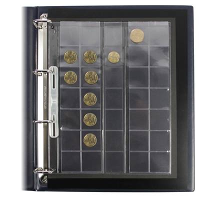 2 feuilles 5412 pour 70 pieces 2 euros Compact A4 Safe