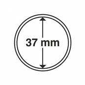 10 Capsules 37 mm pour pieces Leuchtturm GRIPS 37 315520